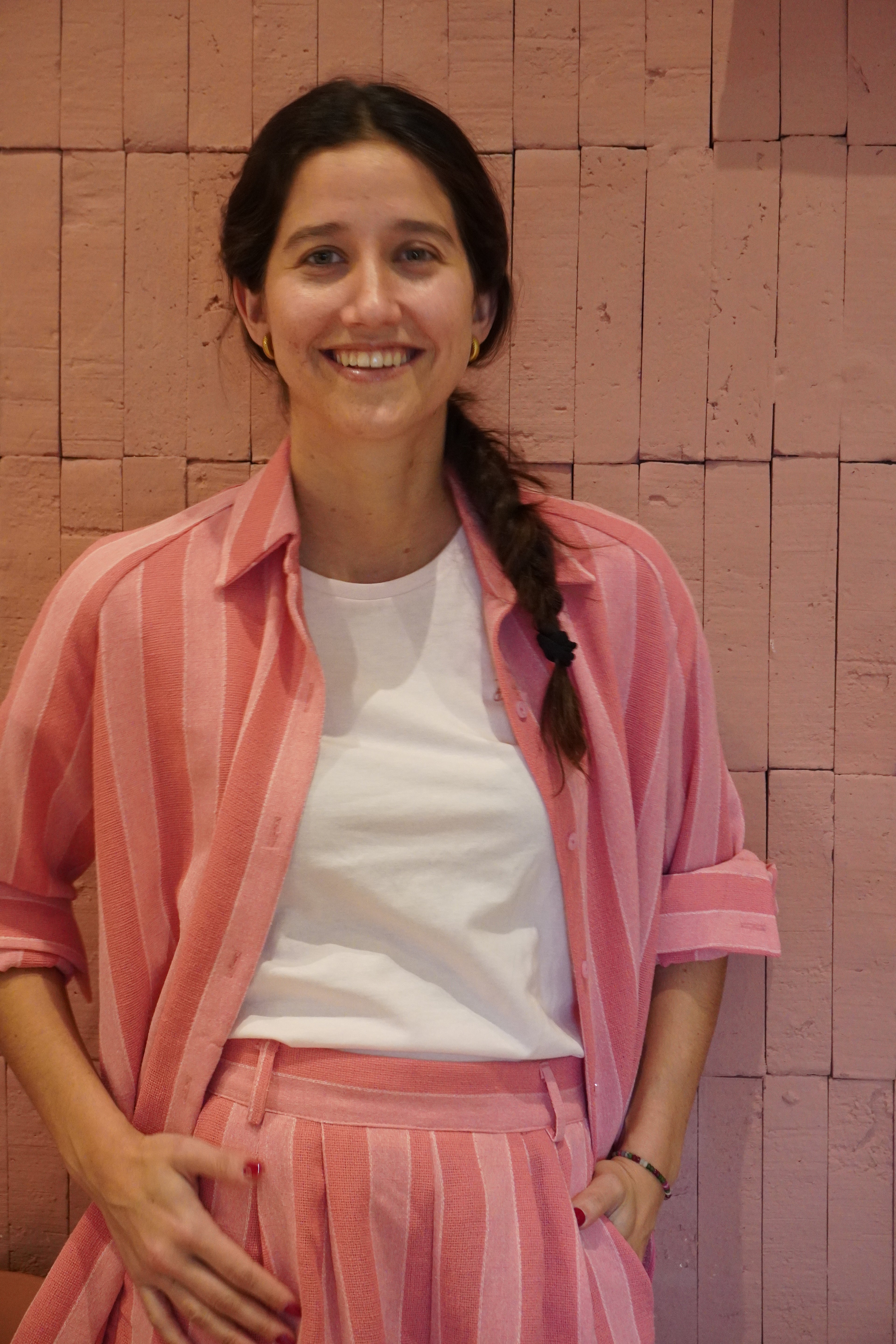 Camisa “la concha” rosa