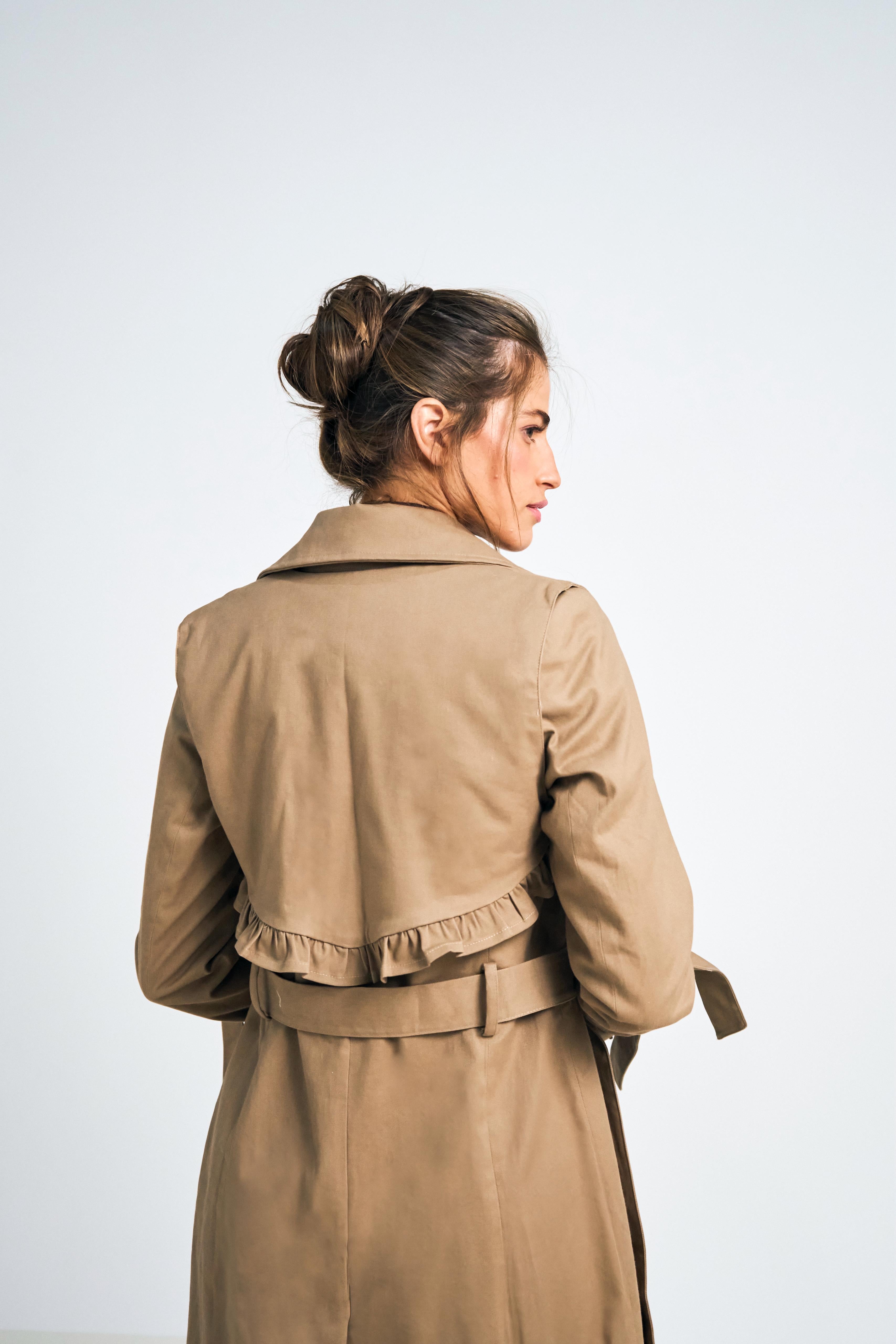 Gabardina Rococó Camel