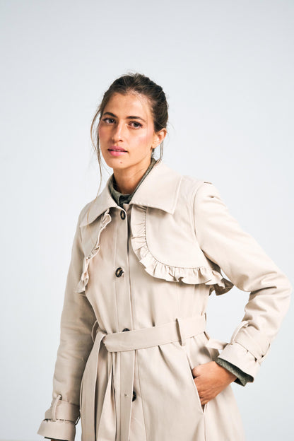 Gabardina Rococó Piedra