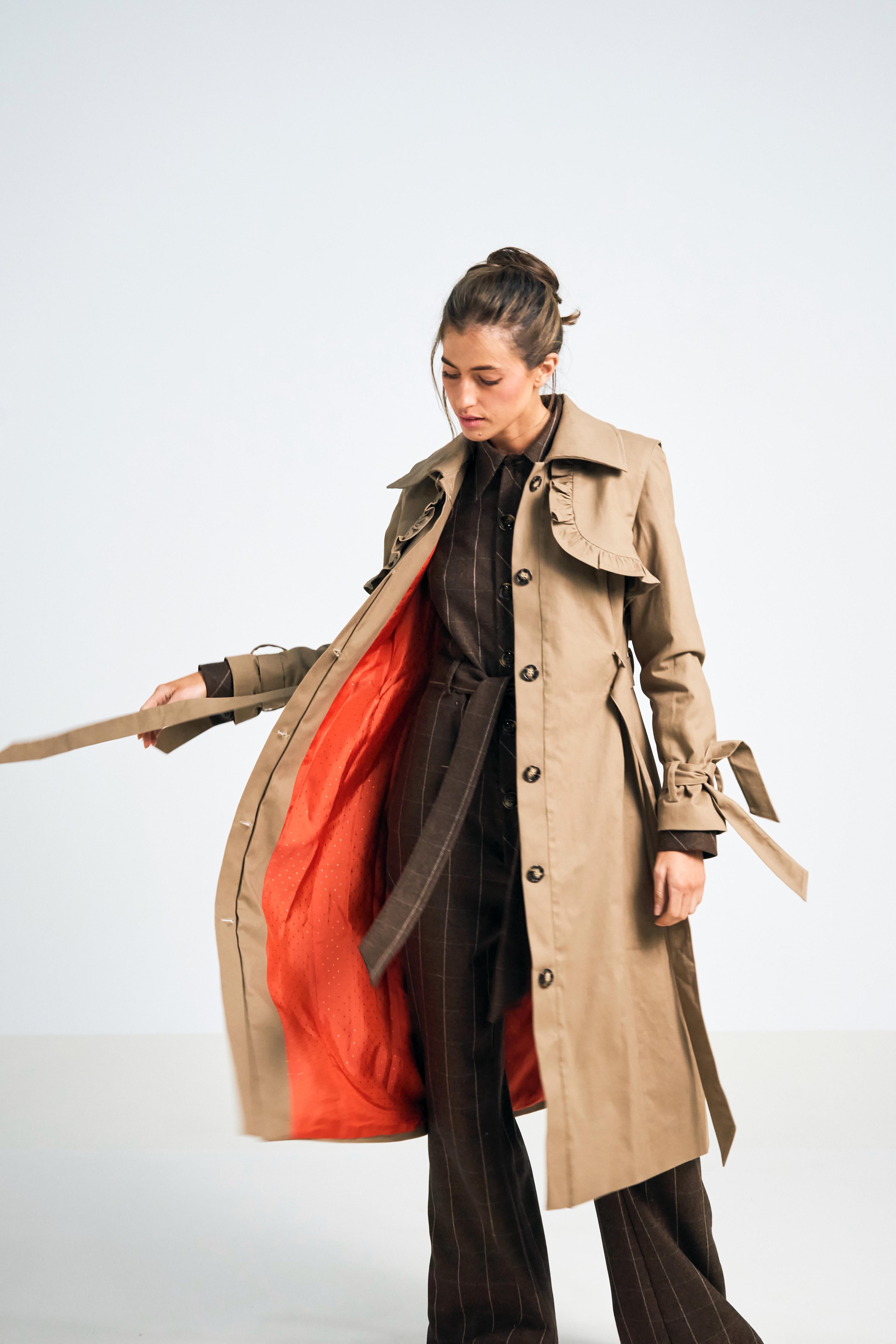 Gabardina Rococó Camel