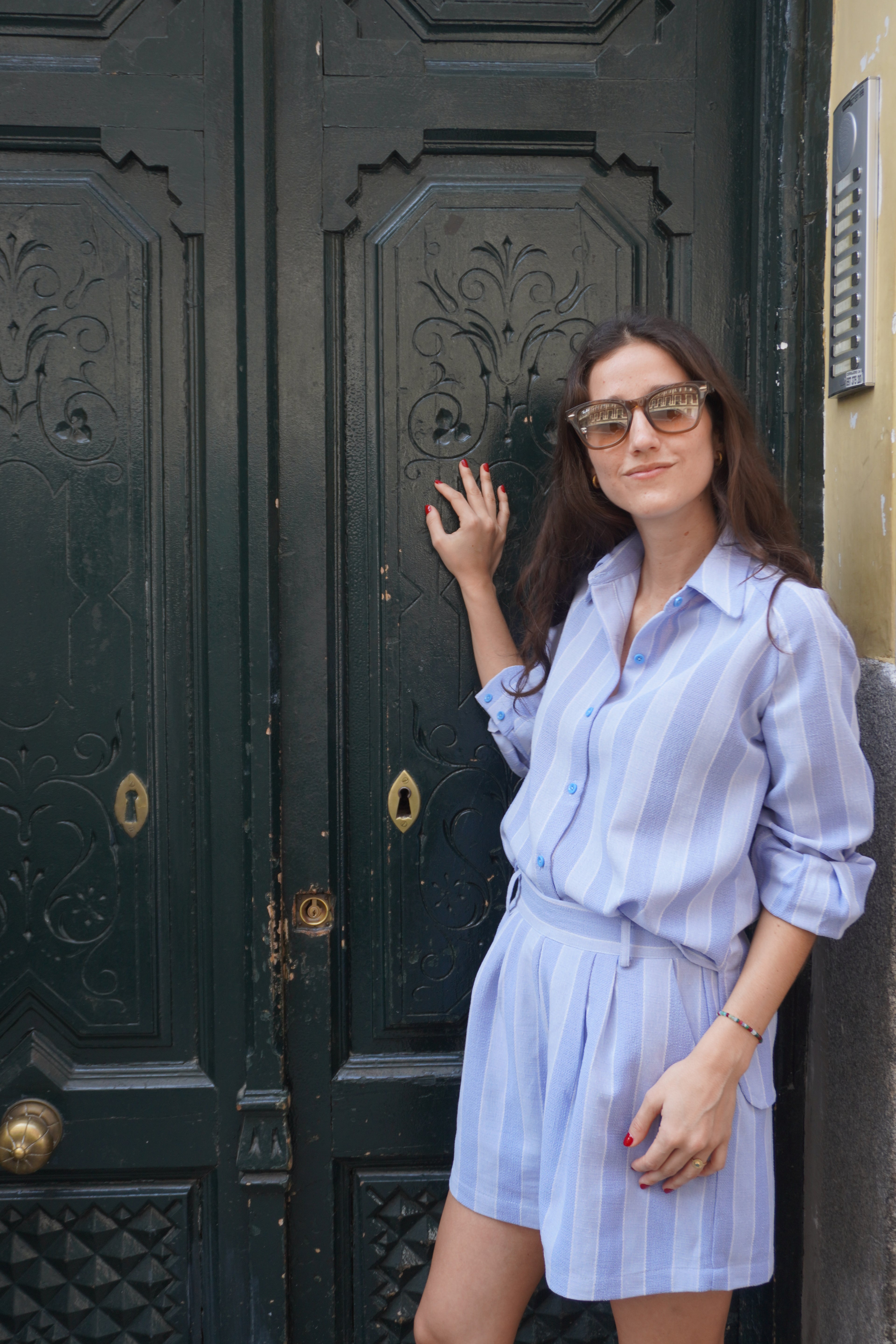 Camisa “La Concha” · Azul Atlántico