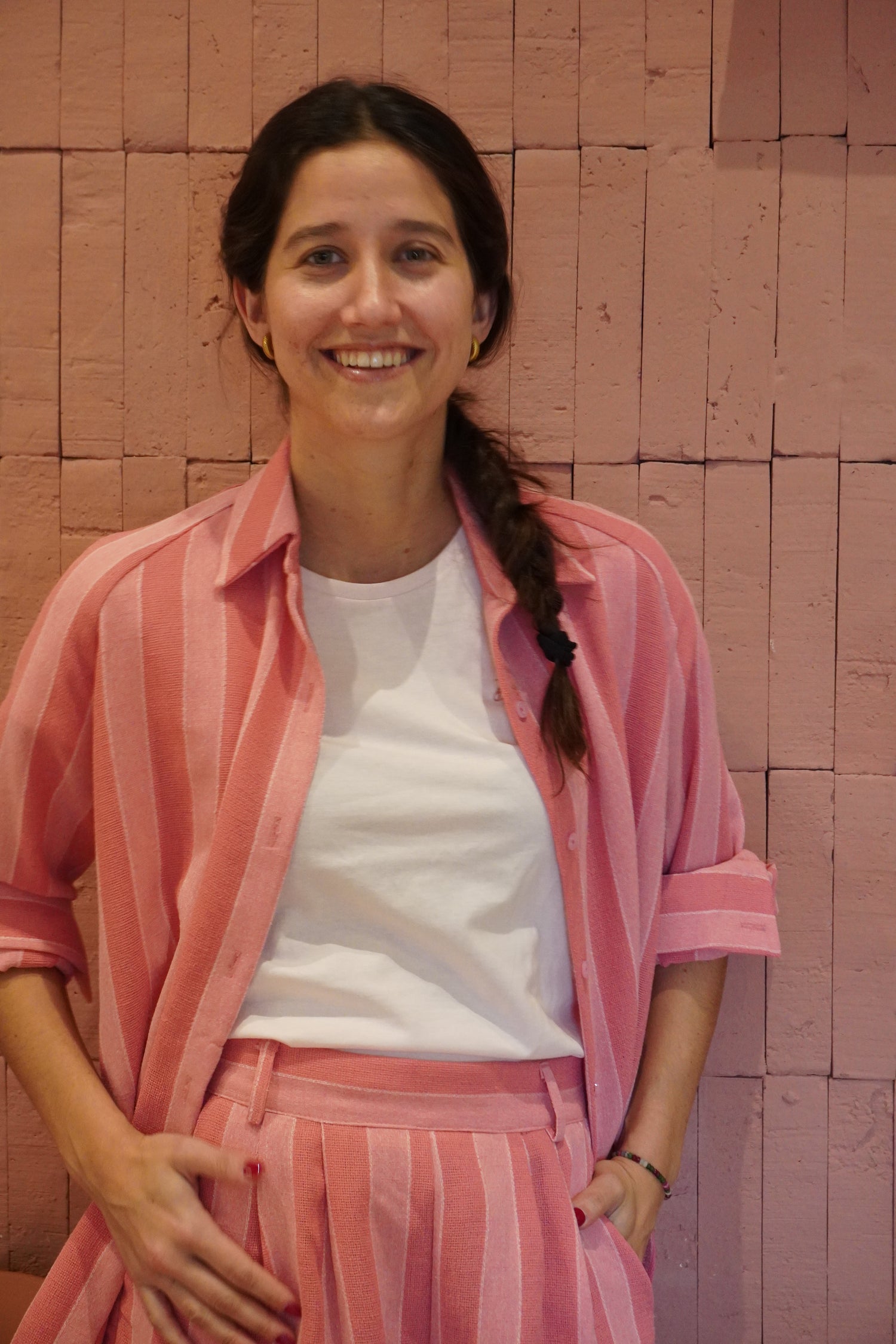 Pantalón “la concha” rosa