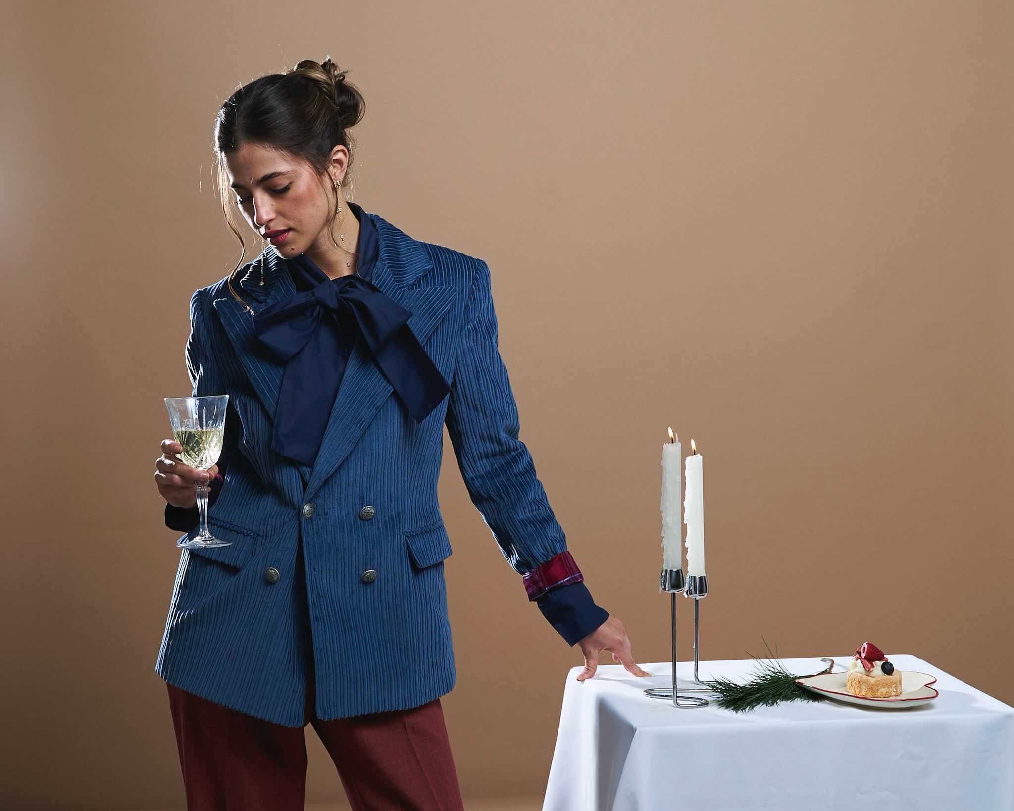 Blazer Teresa Azul