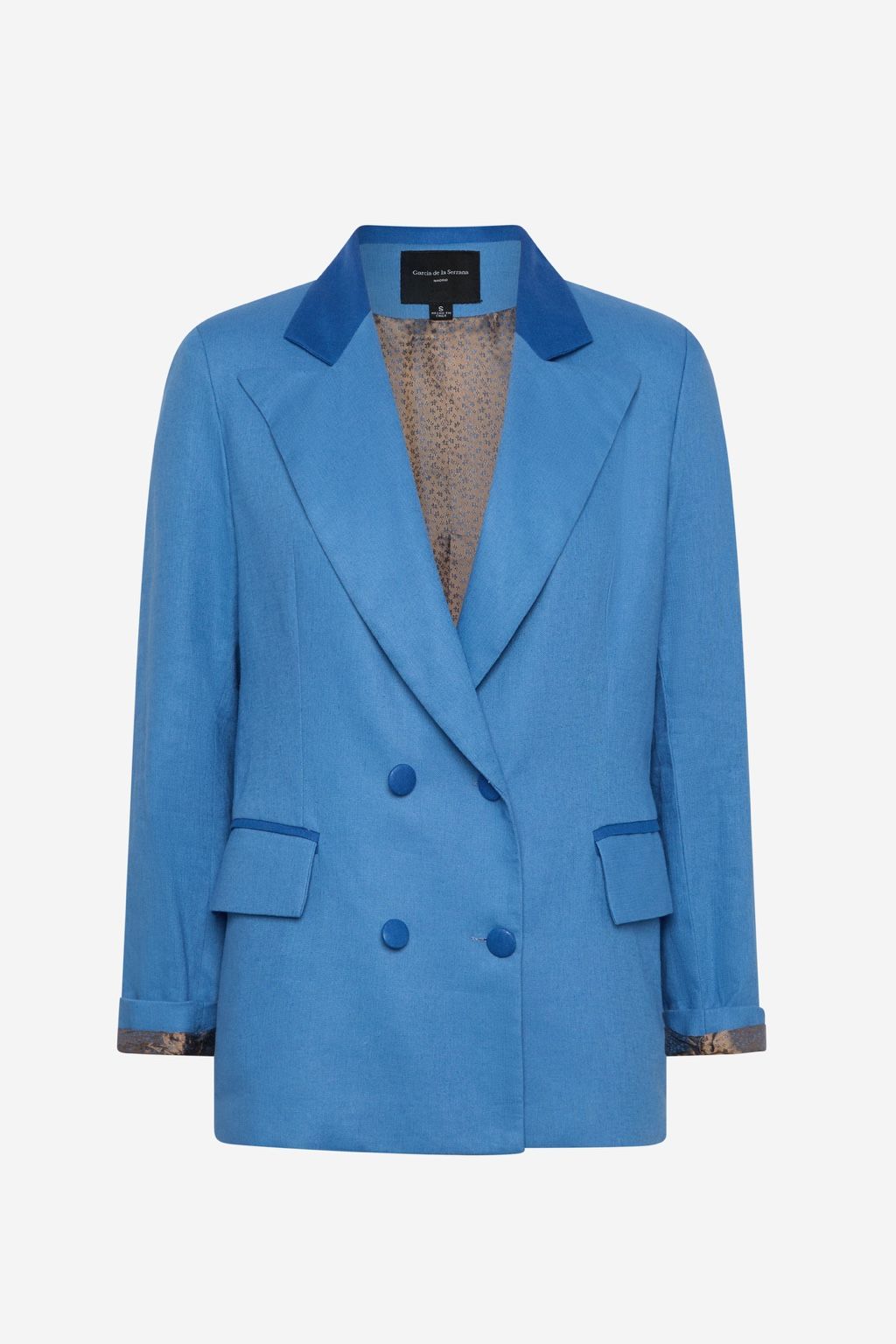 Chaqueta lín blue